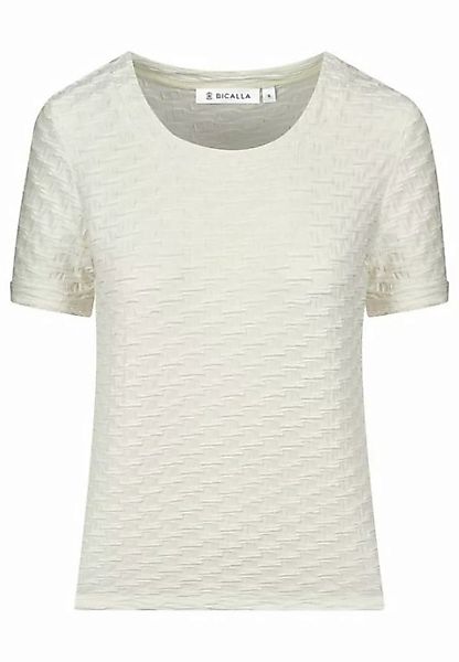 BICALLA T-Shirt Shirt Structure - 01/off-white (1-tlg) günstig online kaufen