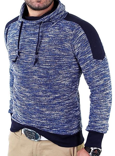Reslad Strickpullover Reslad Herren Huge Collar Sweatshirt Pullover RS-105 günstig online kaufen