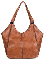 ITALYSHOP24 Schultertasche Damen XXL FLECHTOPTIK Hand-Tasche günstig online kaufen