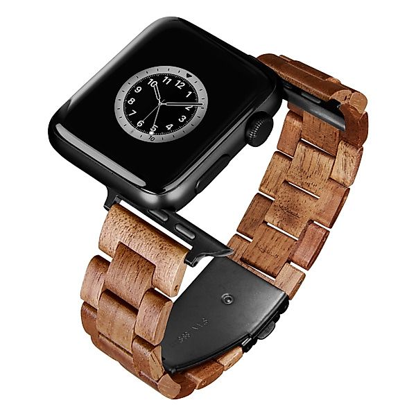 Laimer Smartwatch Uhrband Vienna - Nussholz - Kompatibel Mit Apple Watch günstig online kaufen