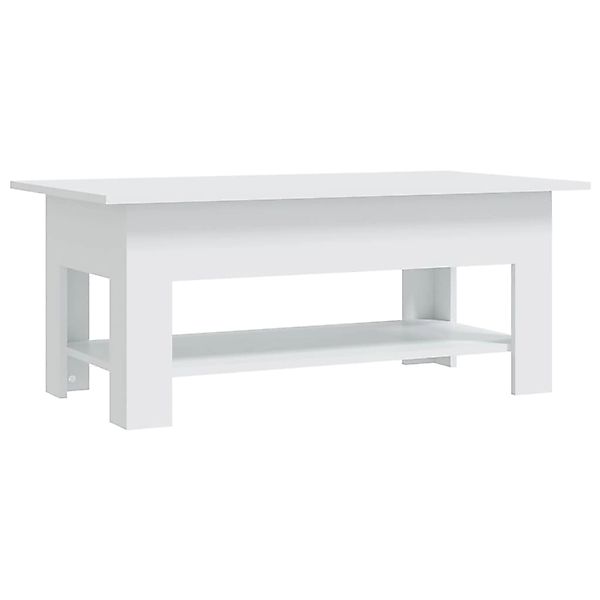 vidaXL Couchtisch Weiß 102x55x42 cm Holzwerkstoff 810253 günstig online kaufen
