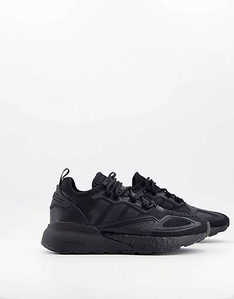 adidas Originals – ZX 2K Boost – Sneaker in Triple-Schwarz günstig online kaufen