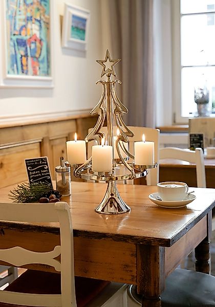 Kobolo Kerzenhalter Kerzenständer Adventskranz XMASTREE, Weihnachtsdeko günstig online kaufen