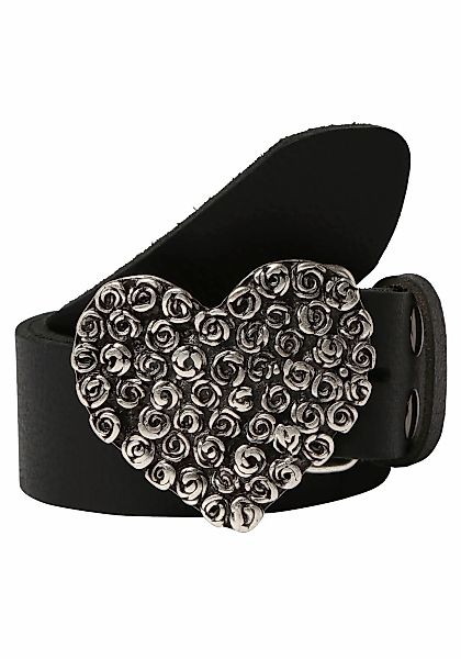 Rettungsring Gürtel Ledergürtel mit austauschbarer Schließe "Rosenherz Komp günstig online kaufen