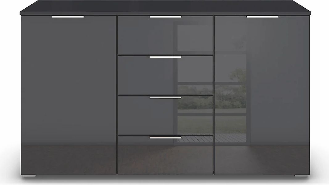 rauch Kommode "Sideboard Kombikommode Schubladenkommode AGORDO mit Glasfron günstig online kaufen