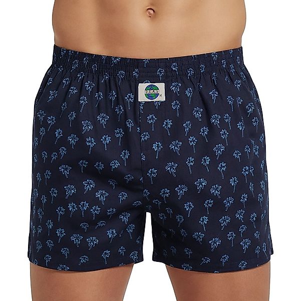 D.E.A.L International Boxershorts Dunkelblau mit Palmen-Print günstig online kaufen