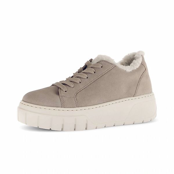 Gabor Sneaker "Sneaker low Materialmix Leder/Lederimitat" günstig online kaufen