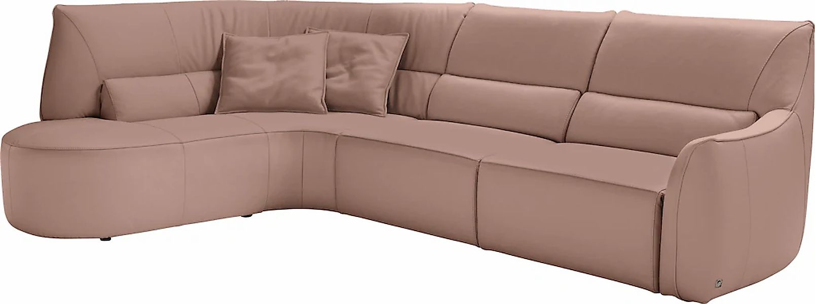 Egoitaliano Ecksofa "Puffy, extravagant & edel, Retro Designsofa, hoher Sit günstig online kaufen