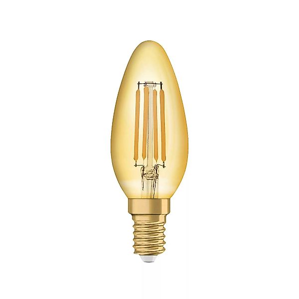 Radium LED Essence Ambiente E14 4W Kerze gold günstig online kaufen