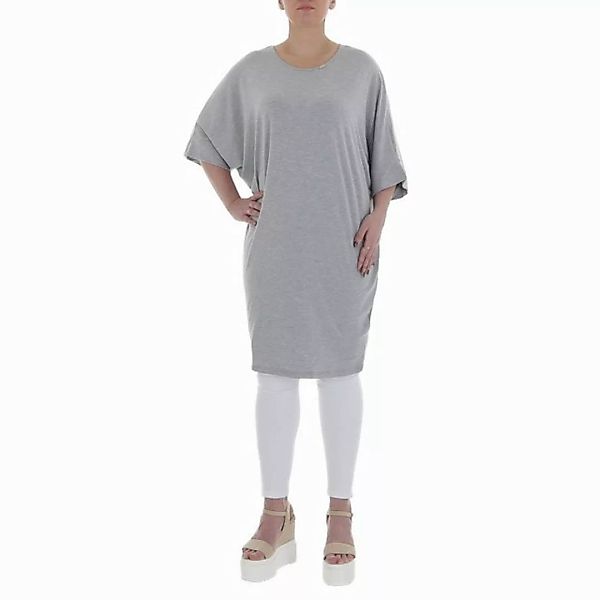 Ital-Design Tunikashirt Damen Freizeit (85915830) Top & Shirt in Grau günstig online kaufen