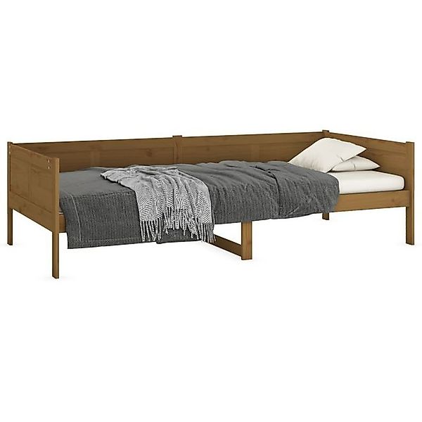 vidaXL Bett Tagesbett Honigbraun Massivholz Kiefer 80x200 cm günstig online kaufen