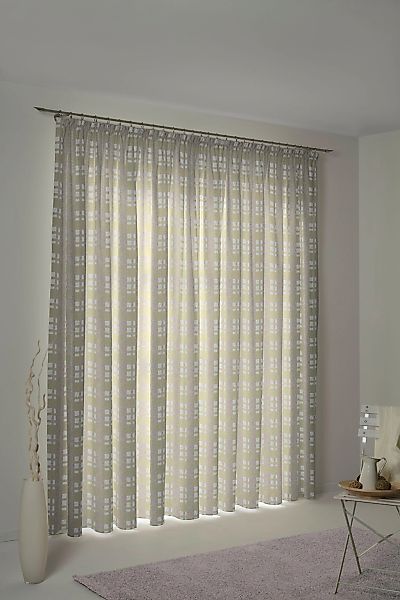 Wirth Vorhang "Laufenberg" Kräuselband 1 Stk. tlg. günstig online kaufen