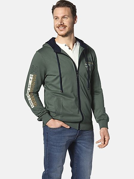 Jan Vanderstorm Kapuzensweatjacke RODERICH aus atmungsaktiver günstig online kaufen