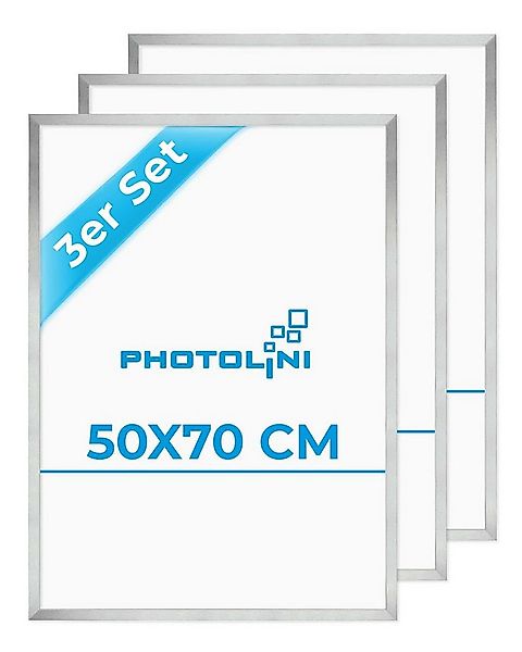 PHOTOLINI Bilderrahmen 3er Set 50x70 cm Poster-Rahmen, zum Aufhängen, (3er günstig online kaufen