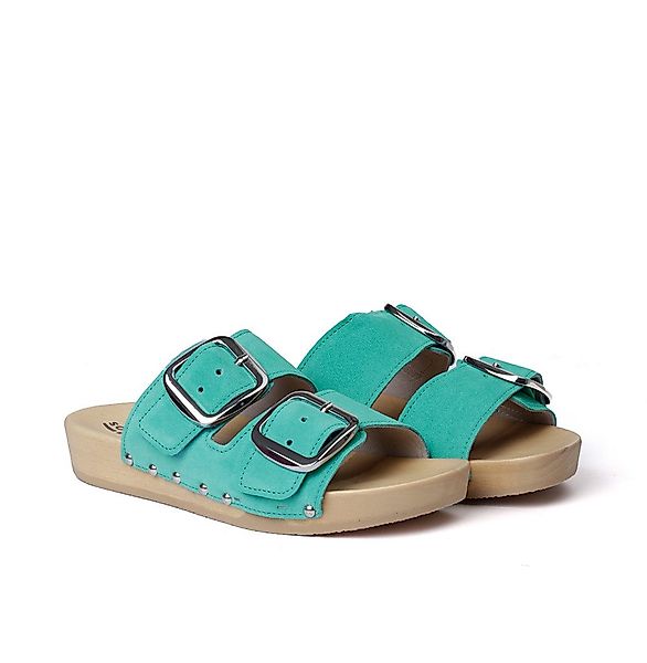 Softclox LENA Kaschmir türkis (natur) Pantolette günstig online kaufen