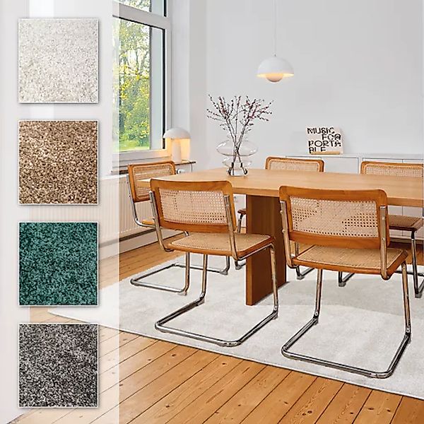 ASTRA Teppich »Sam 250«, rechteckig, 8 mm Höhe, weicher Kurzflor, Wohnzimme günstig online kaufen