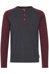 Indicode Rundhalsshirt IDWinston Longsleeve im Baseball-Look günstig online kaufen