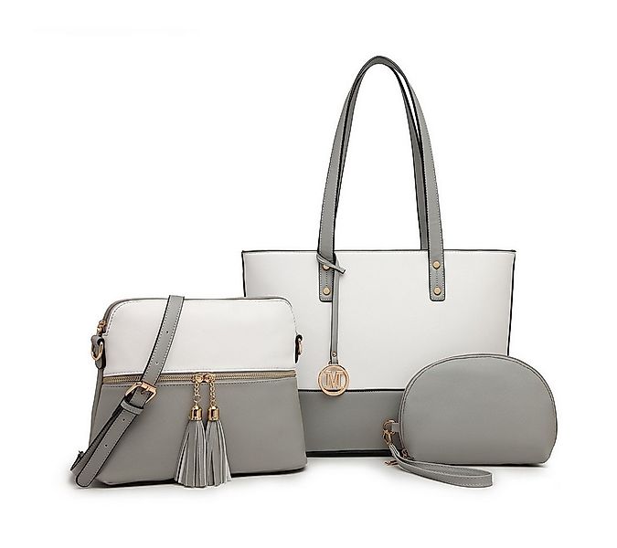 Miss Lulu Handtasche Damen 3-in-1 Handtaschen-Set günstig online kaufen