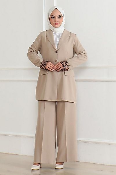 MODAMİHRAM Tunika Leopardenmuster Set Indigo 19218 günstig online kaufen