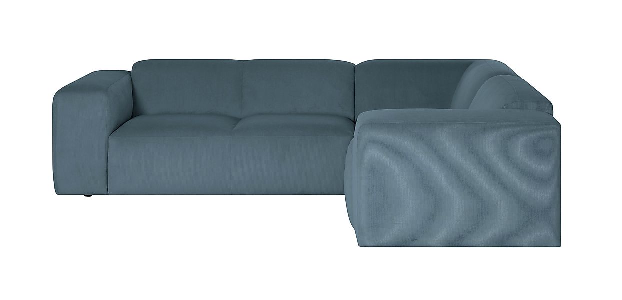 NADUVI Collection | Ecksofa Hilton 5-Sitzer Rippenstoff günstig online kaufen