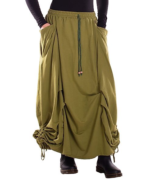Vishes Maxirock Baumwolle asymmetrisch langer warmer günstig online kaufen