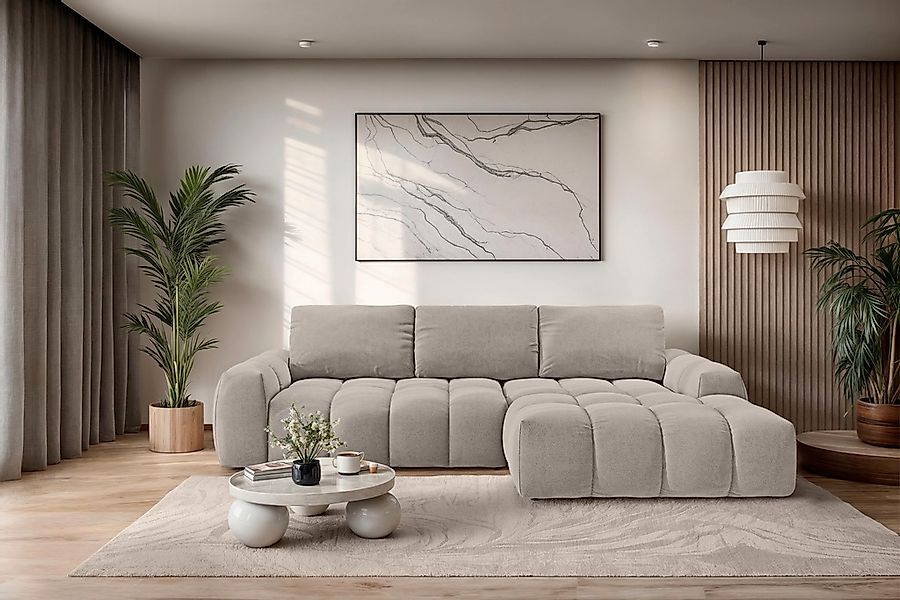 OTTO home Ecksofa "AZITA klein optionale Schlafsofa mit Bettkasten, B/T/H: günstig online kaufen