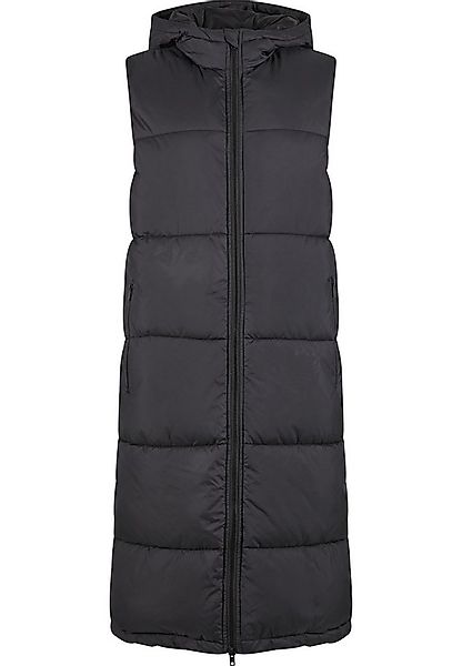 URBAN CLASSICS Steppweste Urban Classics Ladies Long Hooded Puffer Vest günstig online kaufen