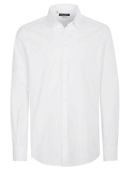 DOLCE & GABBANA Langarmhemd Dolce & Gabbana Gold Hemd weiß günstig online kaufen