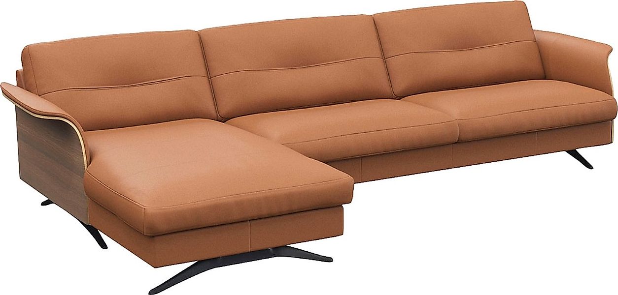 FLEXLUX Ecksofa »Glow, super bequem durch hochwertigem Sitzaufbau mit Feder günstig online kaufen