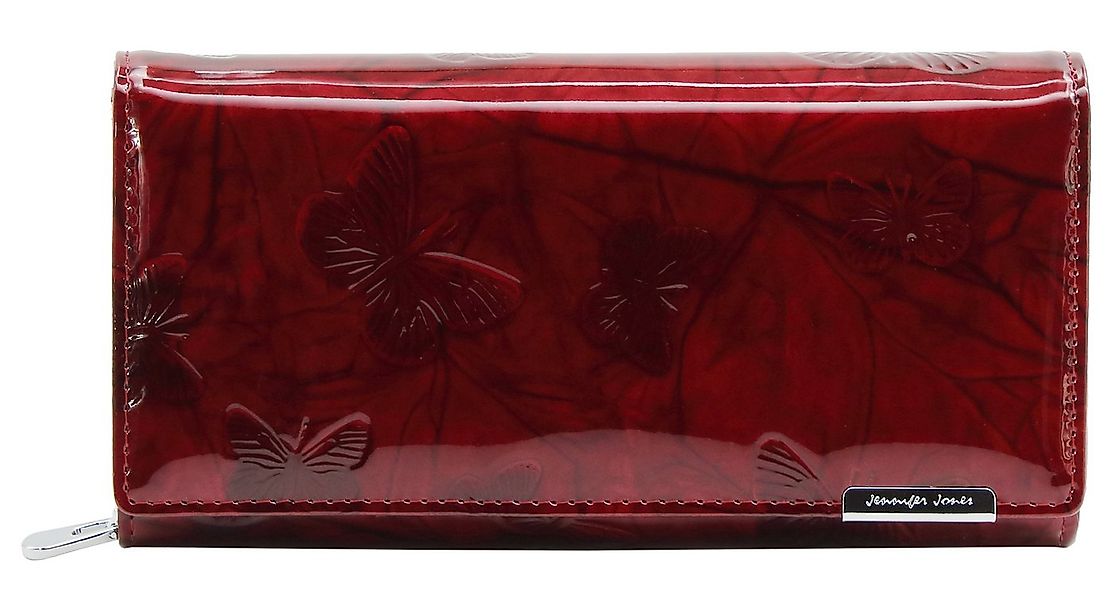 J JONES JENNIFER JONES Geldbörse Damen Groß Modisch Lack-Leder mit Schmette günstig online kaufen