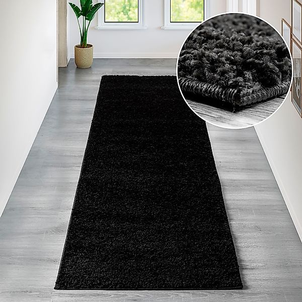 Bruno Banani Läufer Shaggy Soft, rechteckig, günstig online kaufen