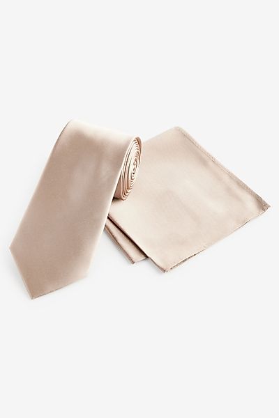 Next Krawatte Seidenkrawatte und quadratisches Einstecktuch günstig online kaufen