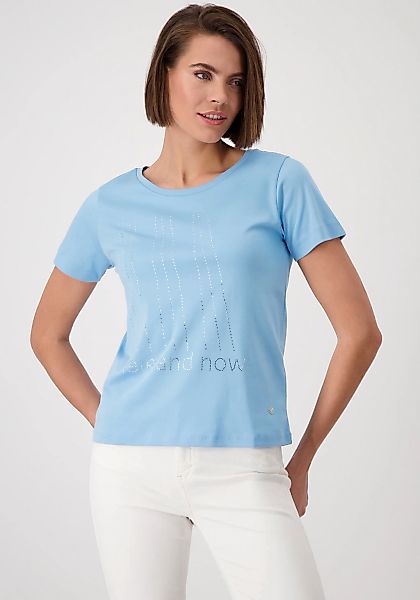 Monari Rundhalsshirt mit Glitzernieten günstig online kaufen