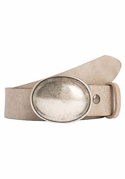 Rettungsring Gürtel Ledergürtel mit austauschbarer Schließe "Oval Gewölbt S günstig online kaufen