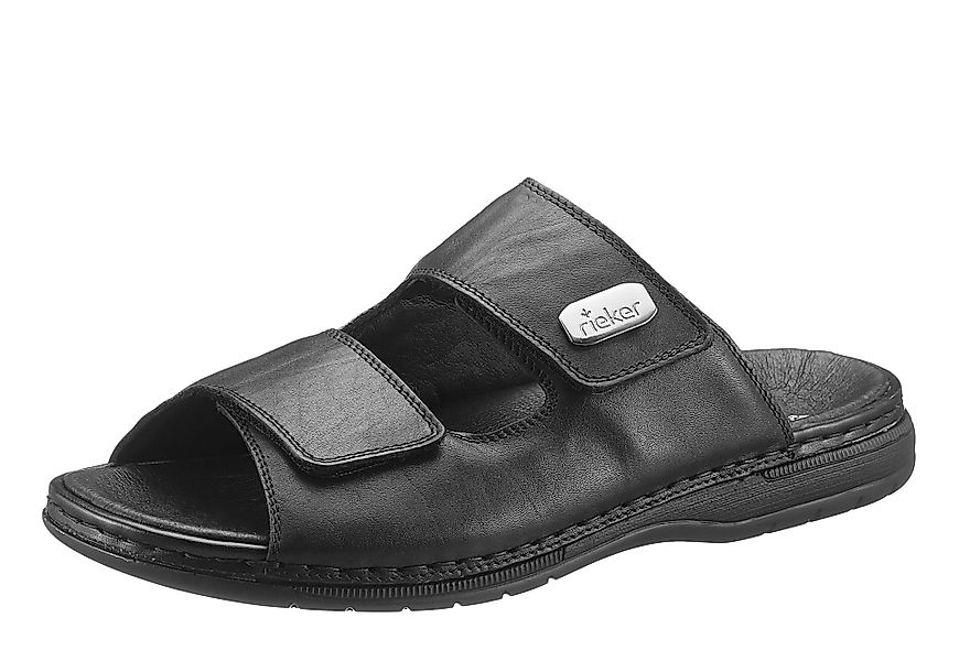 Rieker Pantolette, Sommerschuh, Schlappen, Klettschuh, mit günstig online kaufen