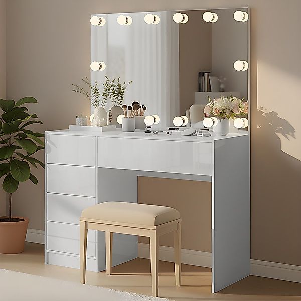 Bellamio Schreibtisch Livny mit 5 Schubladen günstig online kaufen