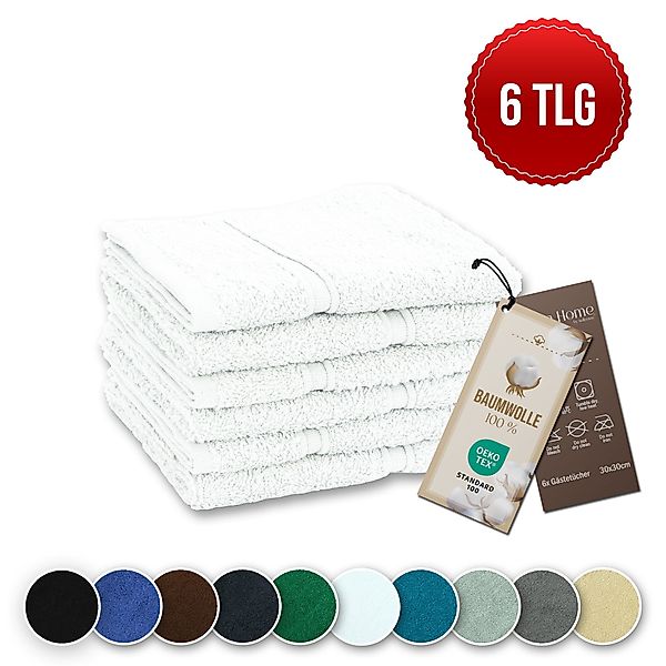 Veluna Home Gästehandtücher 30x30 cm Premium günstig online kaufen