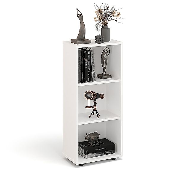 KOMTO Bücherregal Lumo 40 cm Weiß günstig online kaufen