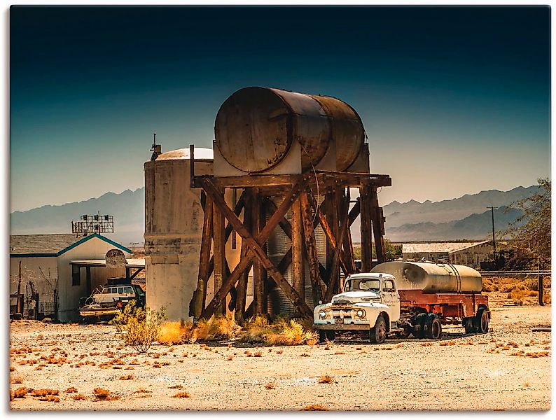 Artland Leinwandbild "Route 66 Kalifornien Amerika" Amerika 1 Stk. tlg. auf günstig online kaufen