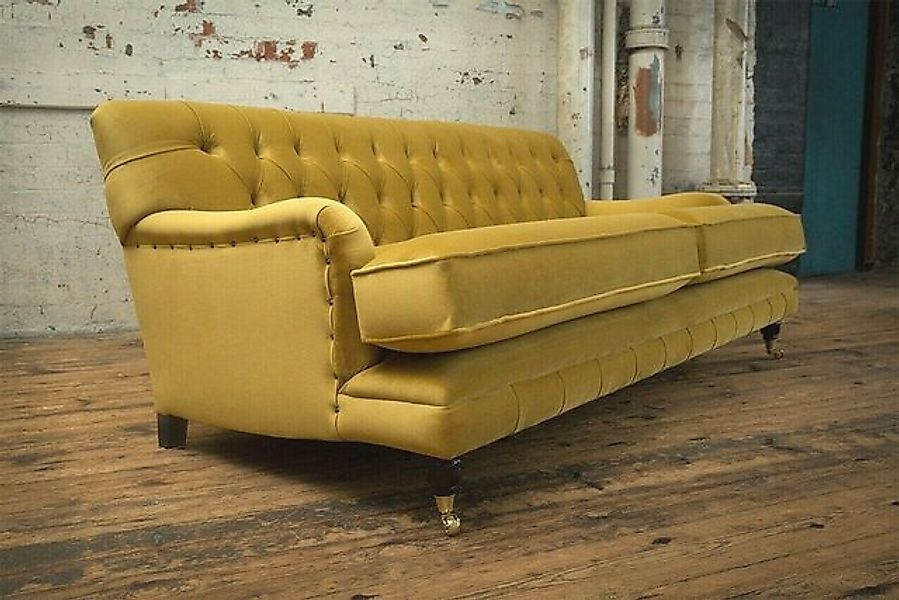 JVmoebel Chesterfield-Sofa Sofa 3 Sitzer Couch design Chesterfield Sitz Led günstig online kaufen