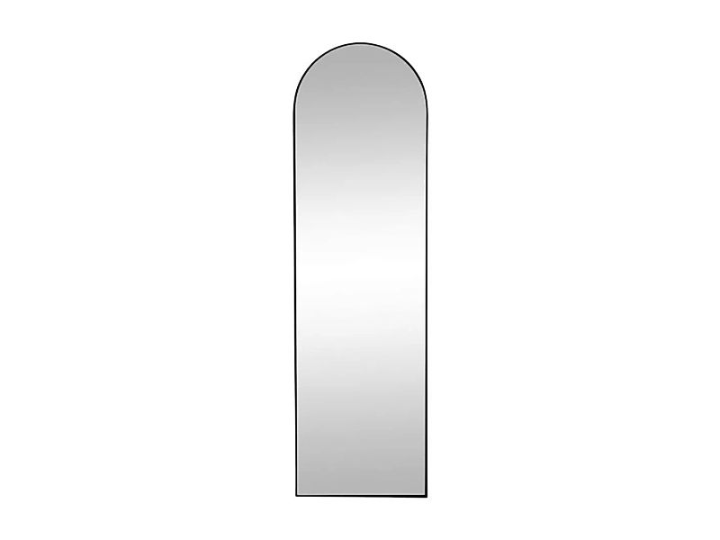 Bogenförmiger Spiegel zum Aufstellen - Metall - 50 x 170 cm - Schwarz - MAI günstig online kaufen