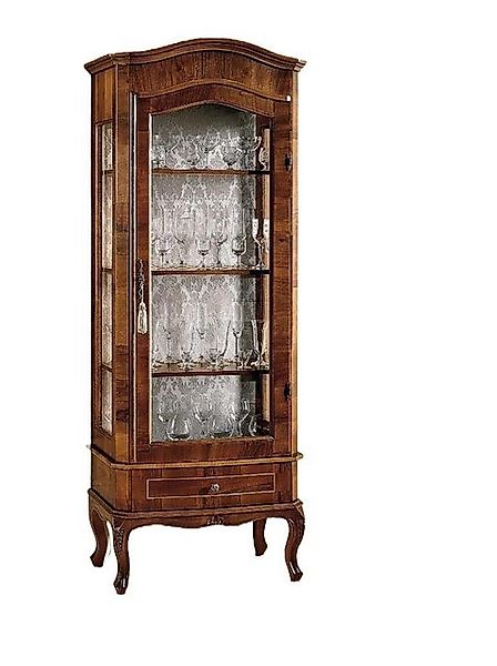 JVmoebel Glasvitrine Glasvitrine Möbel Aufbewahrung Design Holz transparent günstig online kaufen