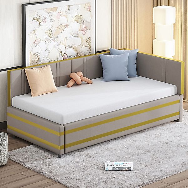 Flieks Daybett, Polsterbett Sofabett Kinderbett 90x200cm günstig online kaufen