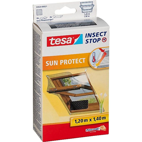 tesa Fliegengitter-Gewebe Fliegengitter Dachfenster Sun Protect günstig online kaufen