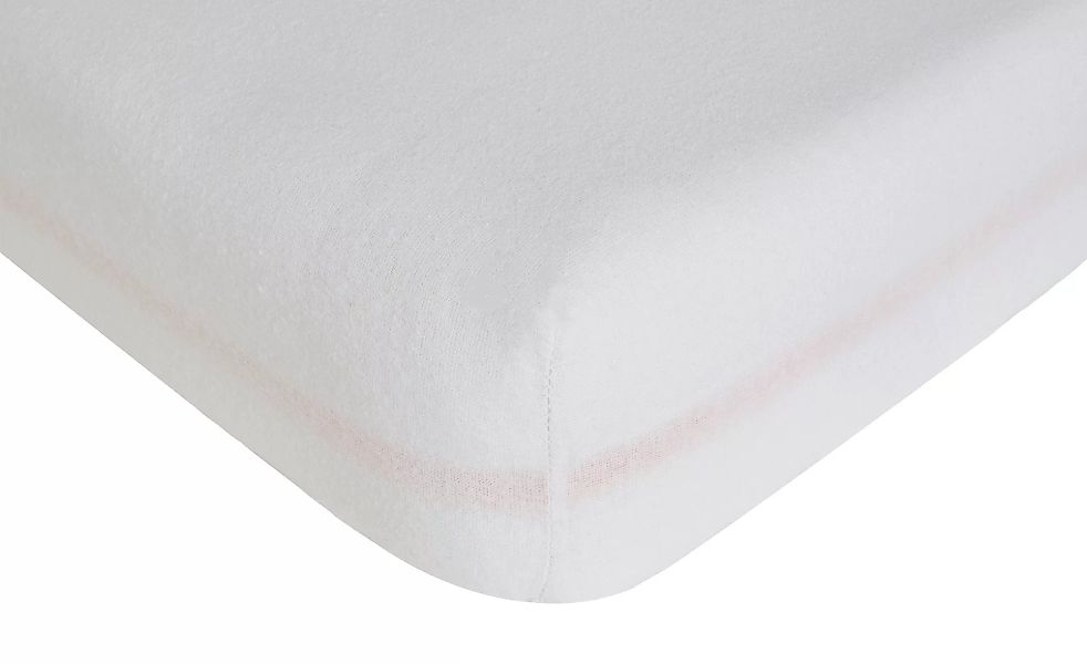Flanell Spannbetttuch - weiß - 100 % Baumwolle - 100 cm - Sconto günstig online kaufen