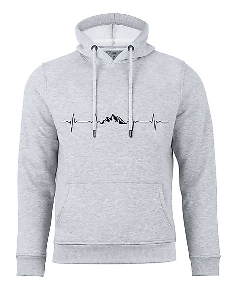 Cotton Prime® Hoodie Pulsschlag Berge mit günstig online kaufen