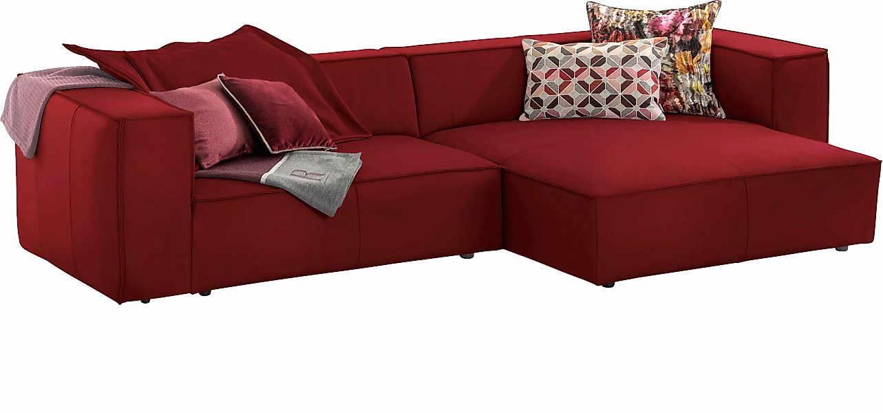 W.SCHILLIG Ecksofa »around-the-block«, (Spar-Set), inklusive Hocker, mit el günstig online kaufen