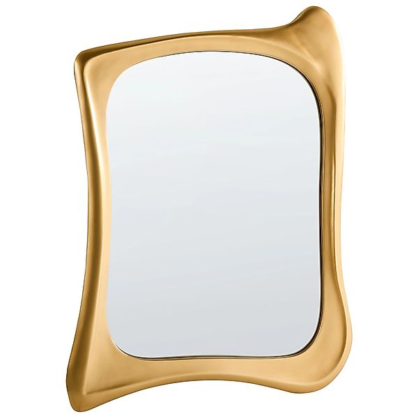 Beliani Wandspiegel CONCARNEAU Gold 4x65x94 günstig online kaufen