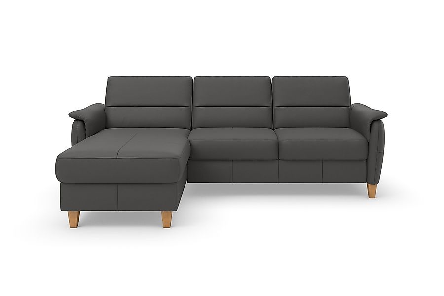 Home affaire Ecksofa »Palmera L-Form«, Federkern, wahlweise mit Bettfunktio günstig online kaufen