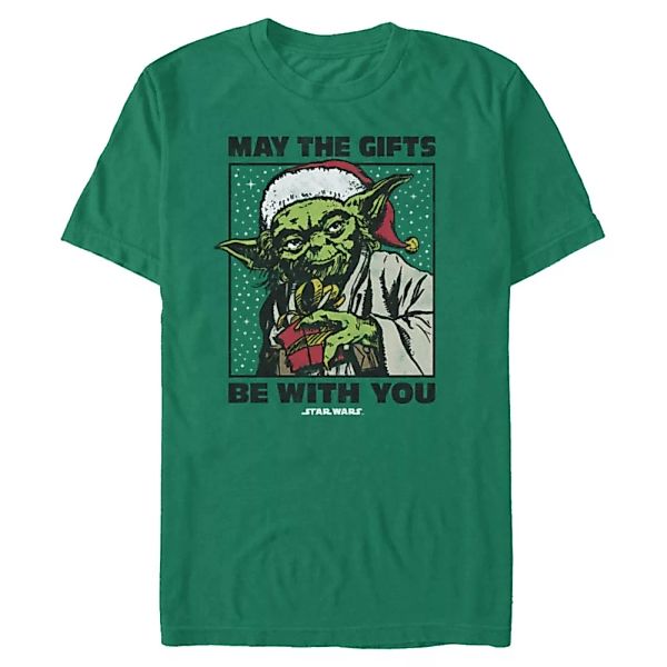 Star Wars - Yoda Gift Wish - Weihnachten - Männer T-Shirt günstig online kaufen